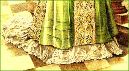 Bechoff bottom of theatre gown Bechoff bottomof theatre gown