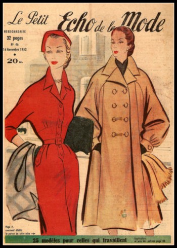 Red dredd and coat Red dress and coat