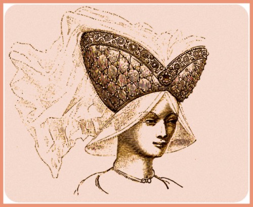 Medieval templar headdress