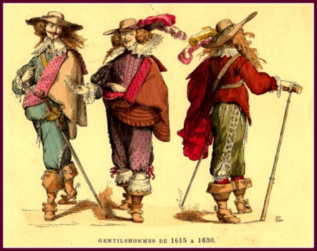 Three Medieval men 