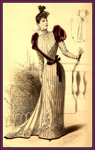 Victorian  1889 dress