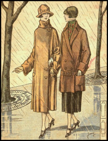 Walking in the rain October 1925