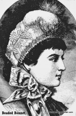 Beaded bonnet Beaded bonnet