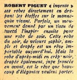 Robert Piguet Icon